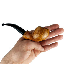Pipe Molina Half Bent Freehand Dan Shape in hand
