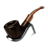 Molina Gebogene Topfpfeife aus Naturholz