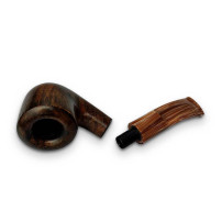 Molina Bent Pot Natural Pfeife, ungefaltet