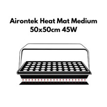 Airontek Heizmatte Medium 50x50cm 45W - Heizprinzip