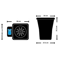 Aquavalve5 Autopot 1Pot XL – 2 Blumentöpfe mit 47-Liter-Tank – Parameter