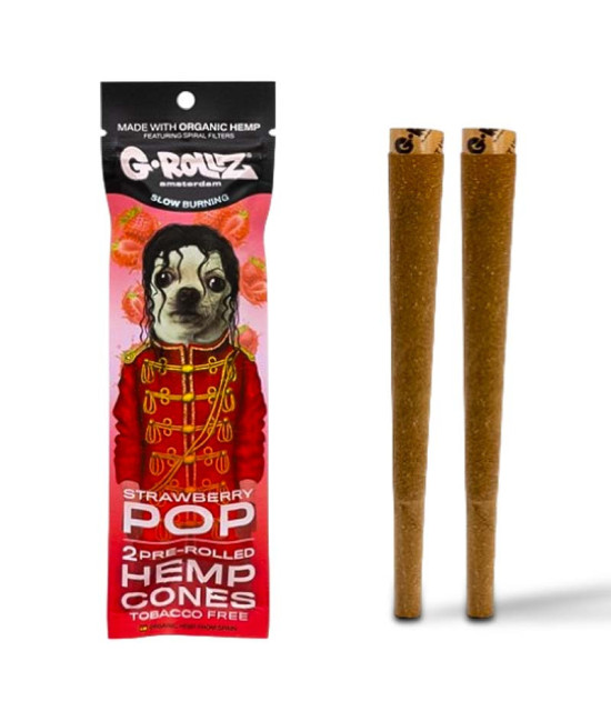 G-Rollz Hanf-Cones Erdbeere