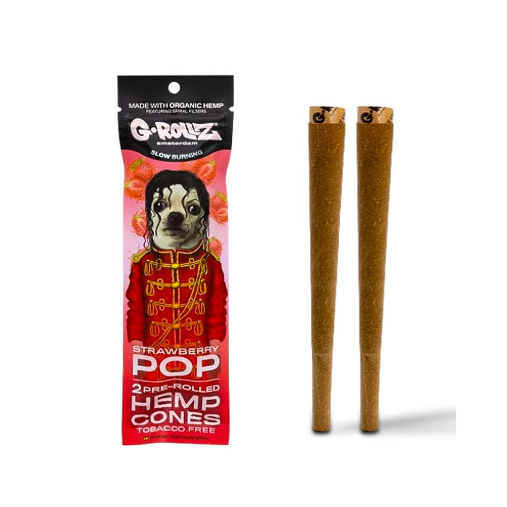 G-Rollz Hanf-Cones Erdbeere
