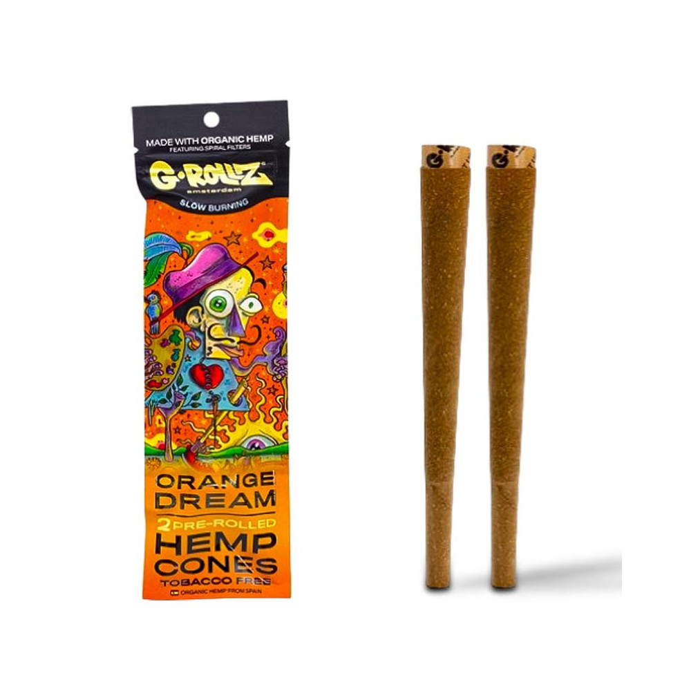 G-Rollz Hanf-Cones Orange – Fruchtiger Hanf-Blunt ist eine Top-Wahl