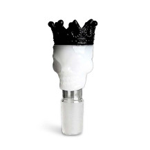 Bong ND Pfeife Skull King White NS19