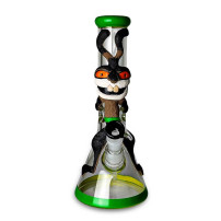 Bongglas Beaker Red Eyed Rabbit 31 cm - von vorne