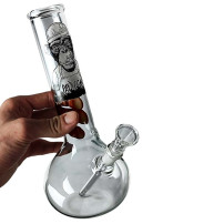 Greenline Monkey Glasbong 25cm - in der Hand