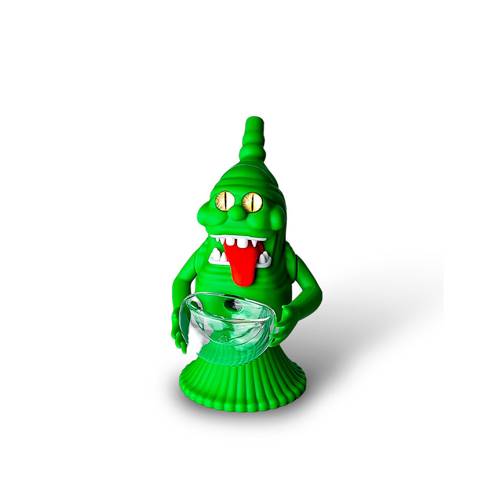 Green Monster Silikonbong - Vorderseite