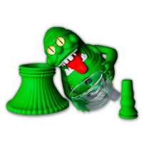 Green Monster Silikonbong - zerlegte Bong