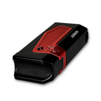 Honest Red Metallic 4-Düsen-Feuerzeug – mit Platz für eine Zigarre