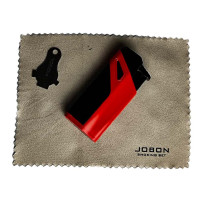 Jobon 3-Düsen-Zigarrenfeuerzeug mit Cutter, schwarz/rot