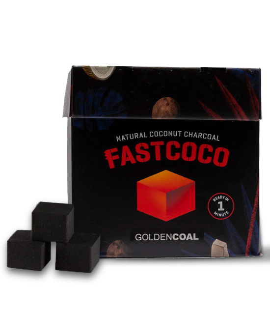 Fast Coco Holzkohle 80 Stück