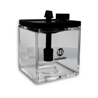 MS Micro Cube – Schwarz/Transparent – Vase