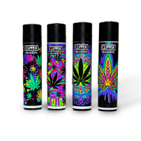 Clipper-Serie NEON LEAVES 4 Stück