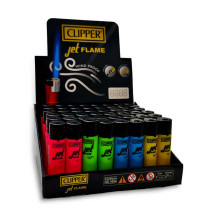 Lighter Clipper - Jet Soft Touch Fluo - Mix