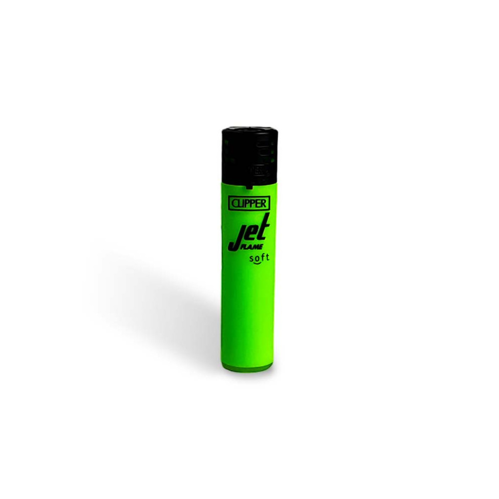Lighter Clipper - Jet Soft Touch Fluo