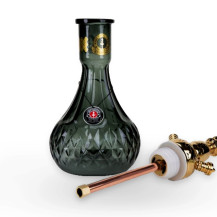 AMY Deluxe Nasira – Schwarz/Gold – Vase und Diffusor
