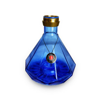 AMY Deluxe Diamond - Blau/Gold - Vase