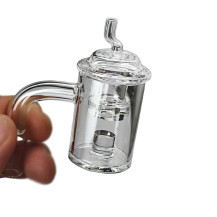 Bong Glasbanger Set Carb - in der Hand