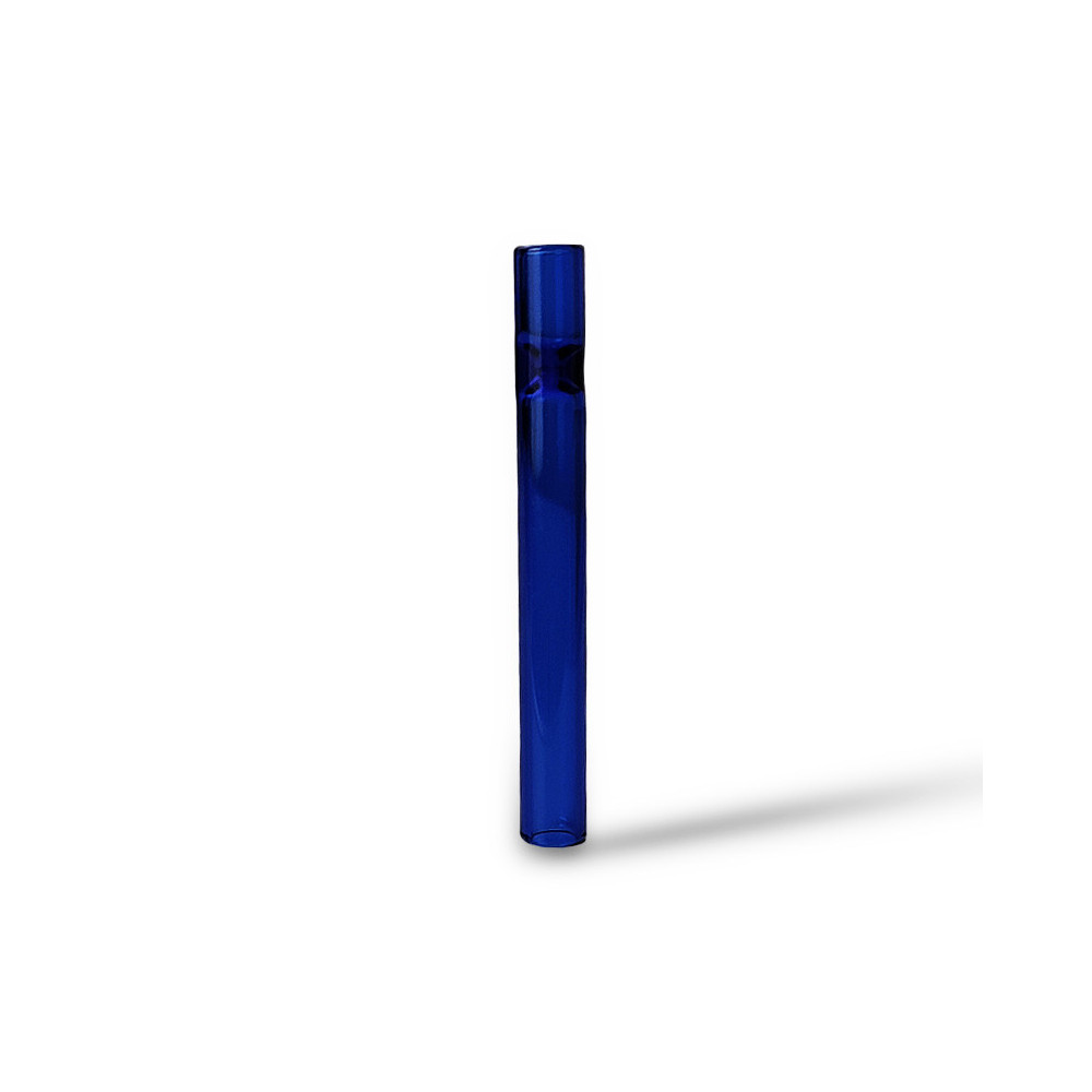 Glas (gerade) - Farbmischung - blau