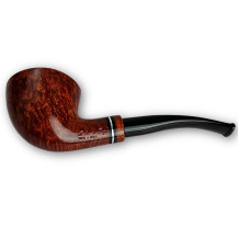 Mastro de Paja Bella Pipe - Light 4 Half Bent shape - Freestyle view of the bottom of the pipe