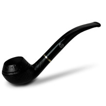 Rattray's Mary - Sandblast 161 Bruyère-Tabakpfeife in Schwarz und "Rhodesian"-Form