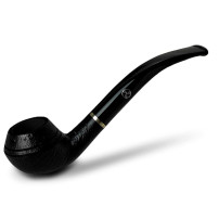 Rattray's Mary - Sandblast 161 Bruyère-Tabakpfeife in Schwarz und "Rhodesian"-Form