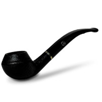 Rattray's Mary - Sandblast 161 Bruyère-Tabakpfeife in Schwarz und "Rhodesian"-Form