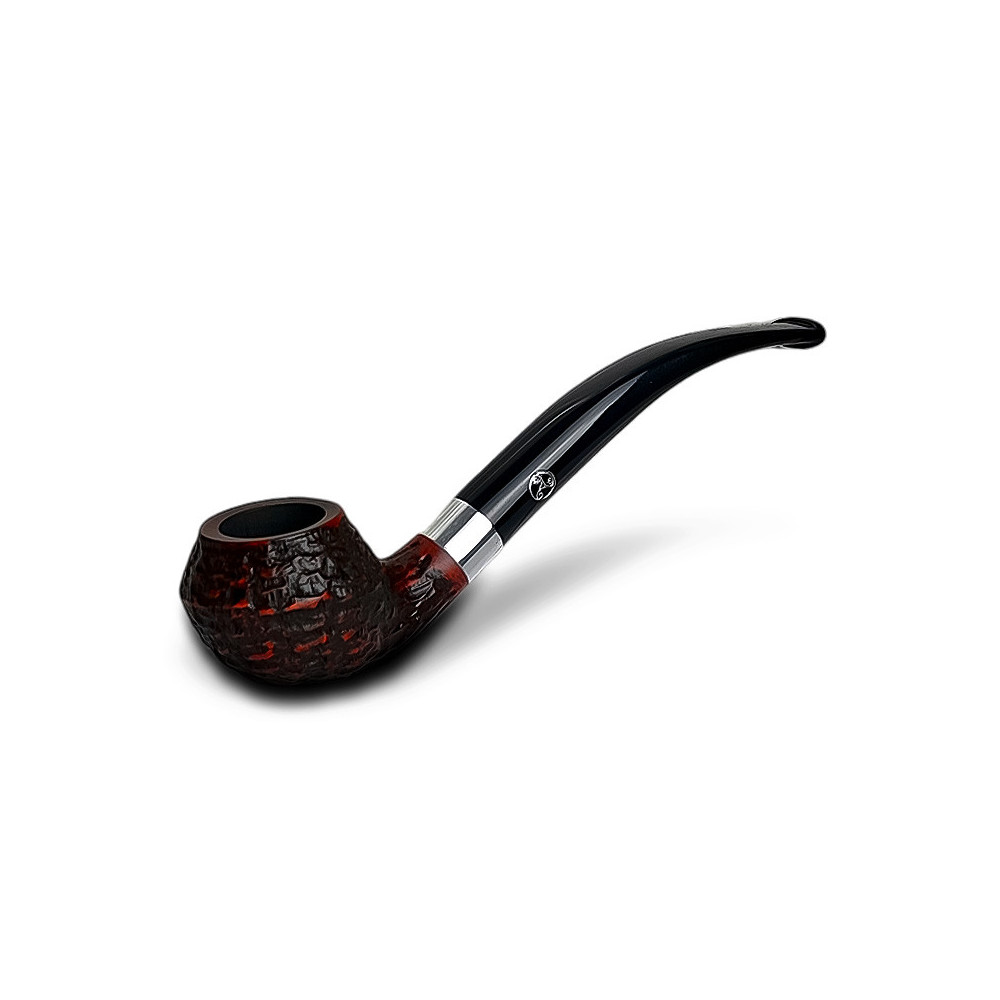 Rattray's – The Good Deal 161 Bruyère-Tabakpfeife in Rot und Schwarz, „Rhodesian“-Form