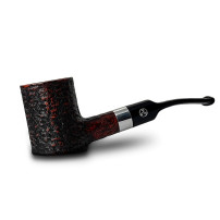 Rattray's Bruyère-Tabakpfeife – Schnäppchen 110 in Rot und Schwarz, Form „Kirschholz“.