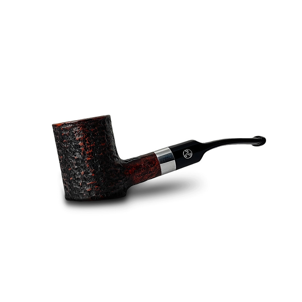 Rattray's Bruyère-Tabakpfeife – Schnäppchen 110 in Rot und Schwarz, Form „Kirschholz“.