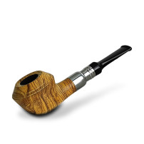 Rattray's Sanctuary Tabakpfeife – Olive Smooth 161 aus Olivenholz in „Bulldog“-Form