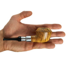 Rattray's Sanctuary Tabakpfeife - Olive Smooth 161 aus Olivenholz in "Bulldog"-Form - liegt gut in der Hand