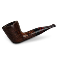 Molina Snorty – Tabakpfeife aus braunem Bruyèreholz in „Woodstock“-Form