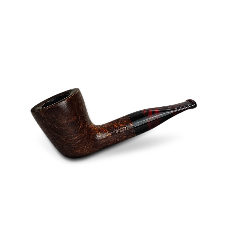 Molina Snorty – Tabakpfeife aus braunem Bruyèreholz in „Woodstock“-Form