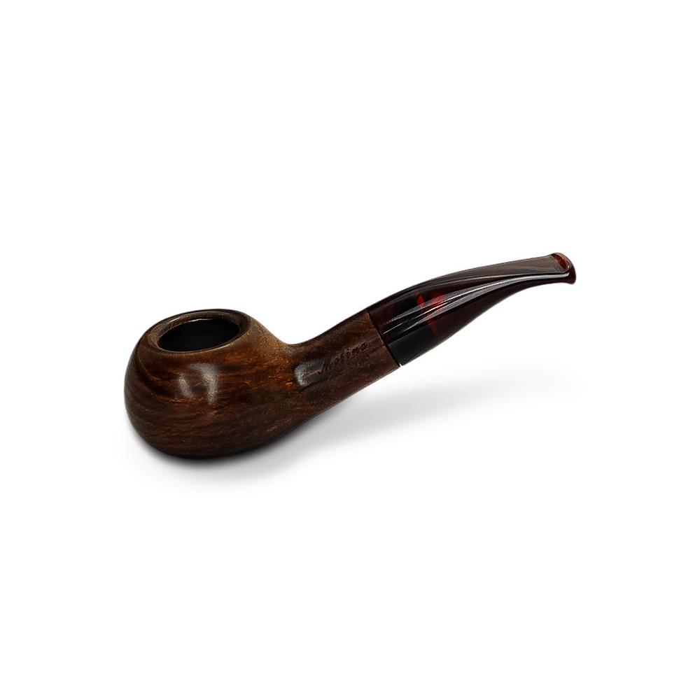 Bruyère-Tabakpfeife Molina Snorty - Brown E in brauner Farbe und "Bulldog"-Form