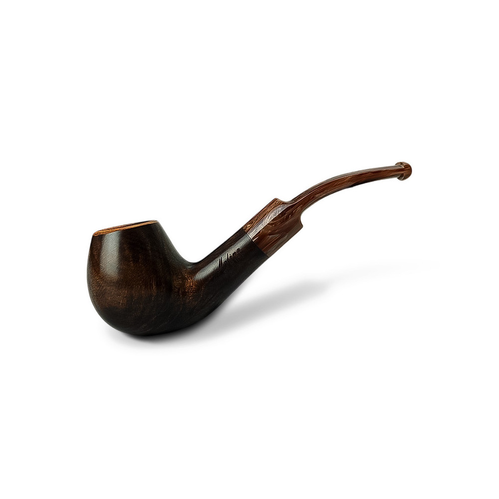 Bruyère-Tabakpfeife Molina Carramela - Brown D in braun-schwarzer Farbe und "klassischer" Form