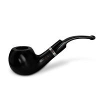 Bruyère-Tabakpfeife Molina Barasso – Grau. Eine schwarze Farbe und „klassische“ Form.