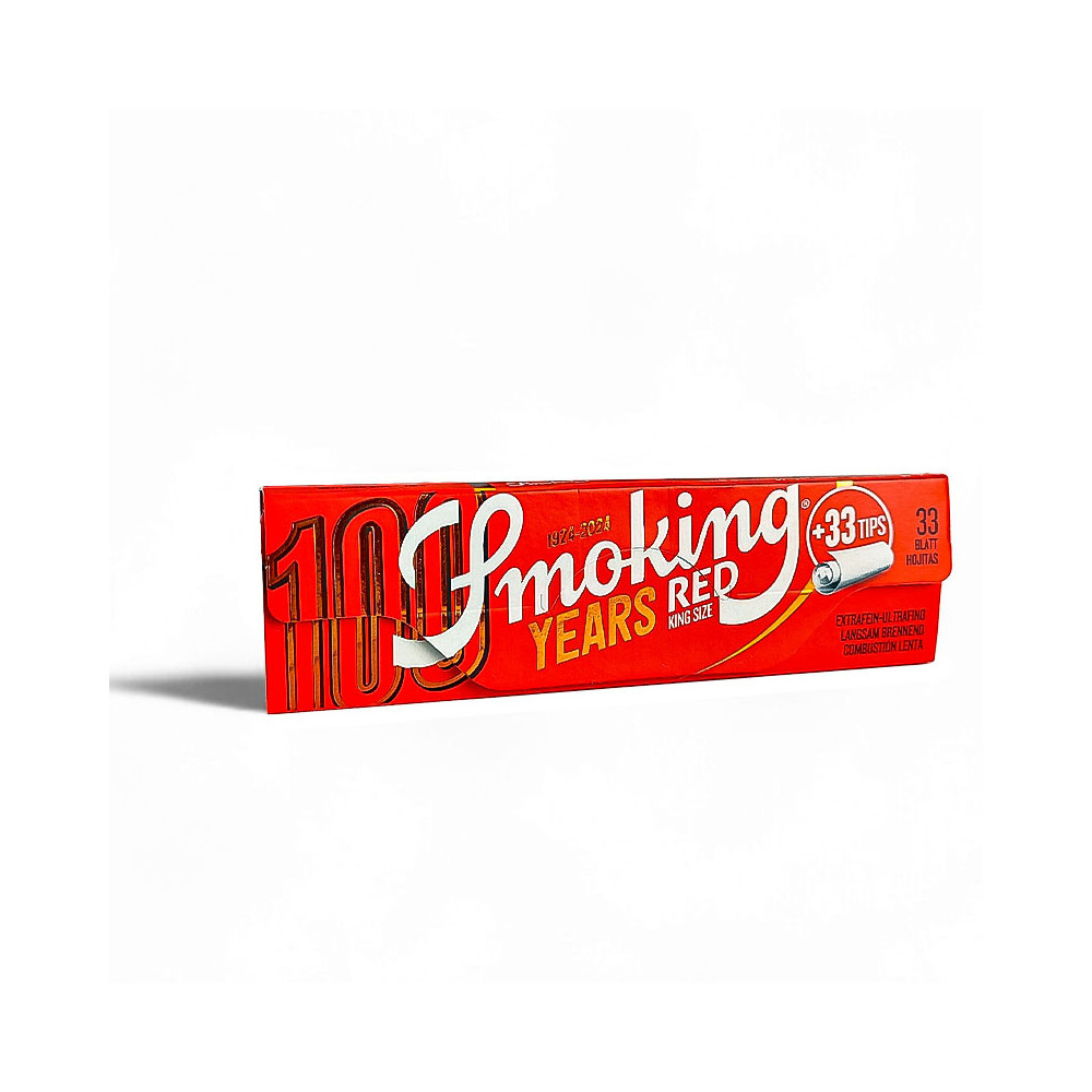 Smoking Red King Size Reispapier-Zigarettenpapier mit Filtern in der Packung