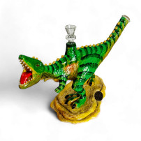 Bongo in Form eines T-Rex-Dinosauriers