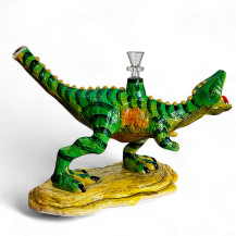 Bongo im T-Rex-Dinosaurier-Design – Seitenansicht des Bongos