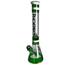 Phoenix-Beaker-Glasbong, grüne Farbe