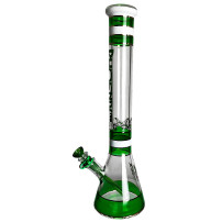 Phoenix-Beaker-Glasbong in Grün – Seitenansicht der Bong