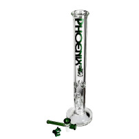 Phoenix Glass Bongo Green – ausgewähltes Fallrohr und Puff