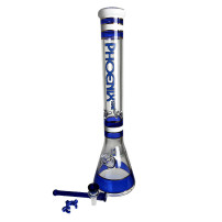 Glasbong Phoenix Beaker blau – ausgewähltes Downpipe und Zug