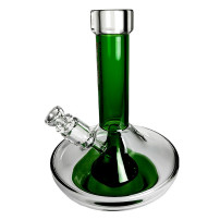Phoenix Massive Showerhead Perco Green – Seitenansicht der Bong