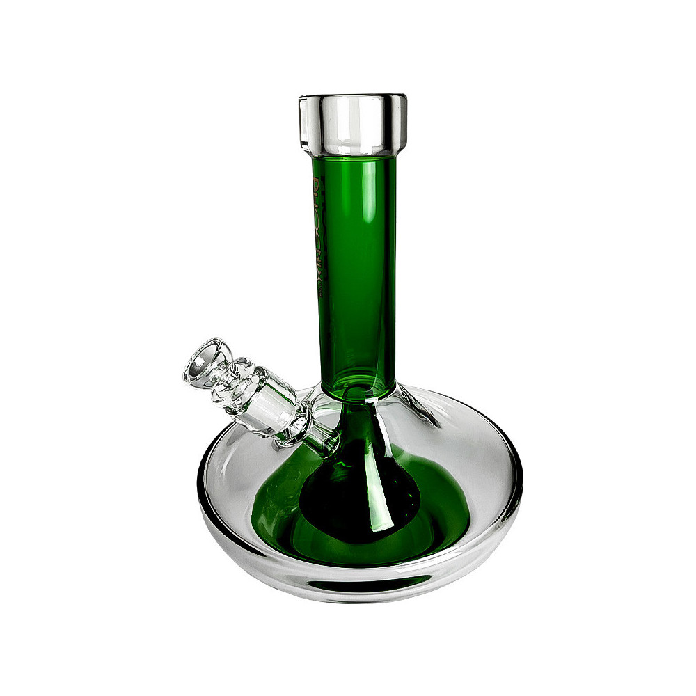 Phoenix Massive Showerhead Perco Green – Seitenansicht der Bong
