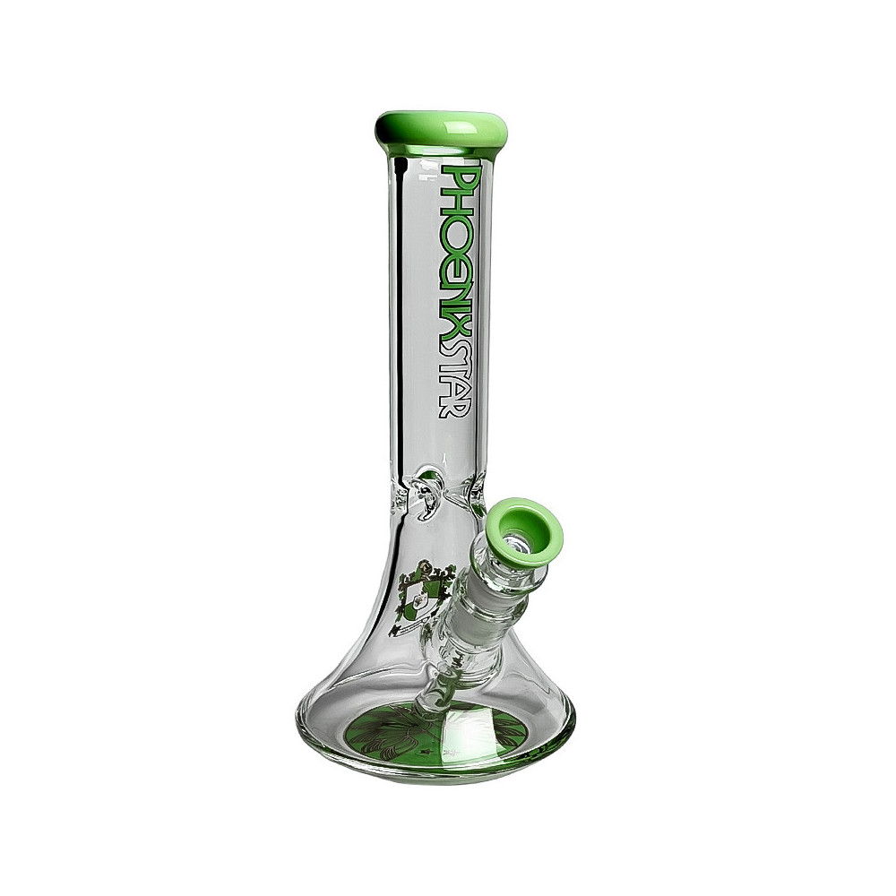 Phoenix Beaker Glasbong, grüne Farbe