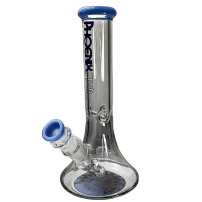 Phoenix Beaker Glasbong, blaue Farbe