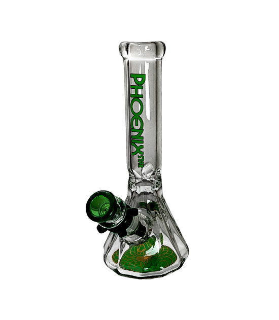 Phoenix Diamond grüne Glasbong